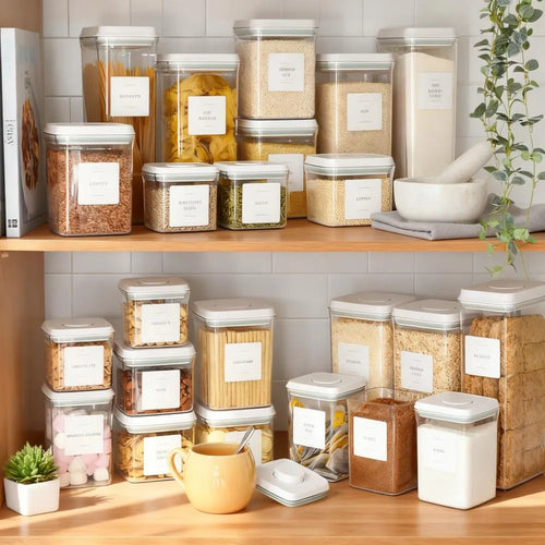 23-Pack Push-Top Pantry Containers